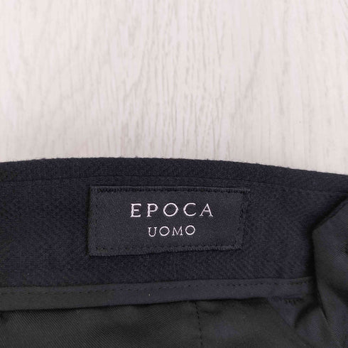 エポカウォモ Epoca uomo リネンコットンポリ センタープレススラックス メンズ JPN:46
